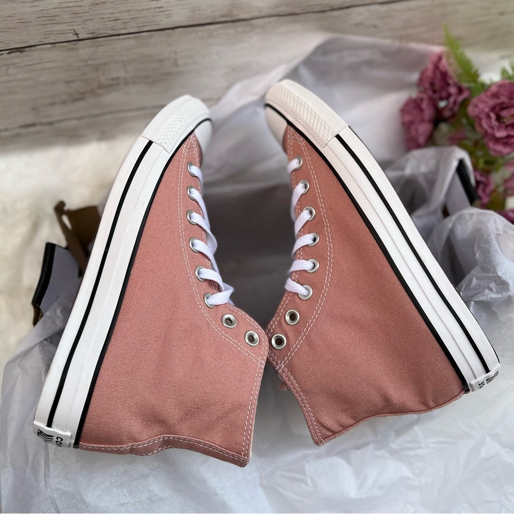 NEW Size 9 Womens Converse Chuck Taylor All Star High Canyon Dusk Pink Sneaker - Picture 6 of 9